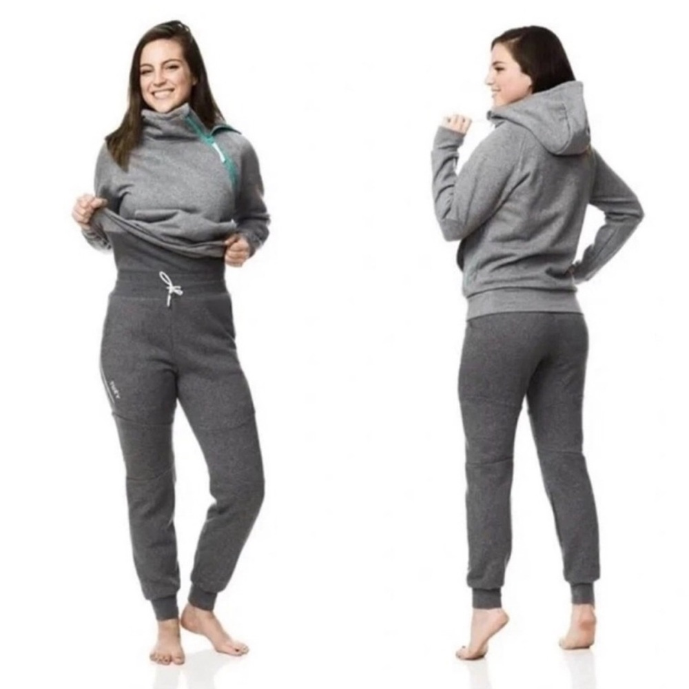 Tuxy Sweatpants Sweatsuit Onesie Size XS Gray